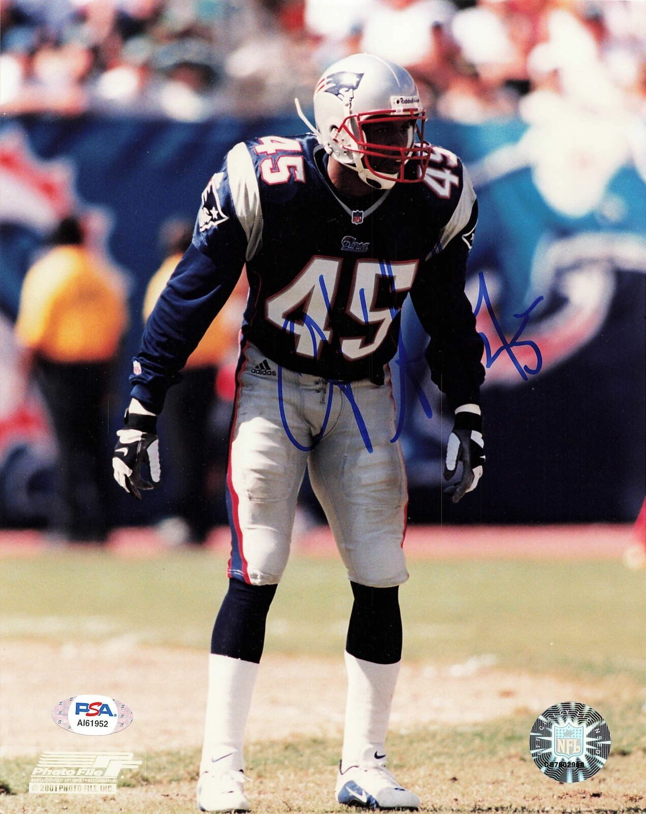 OTIS SMITH signed 8x10 photo PSA/DNA Patriots Autographed