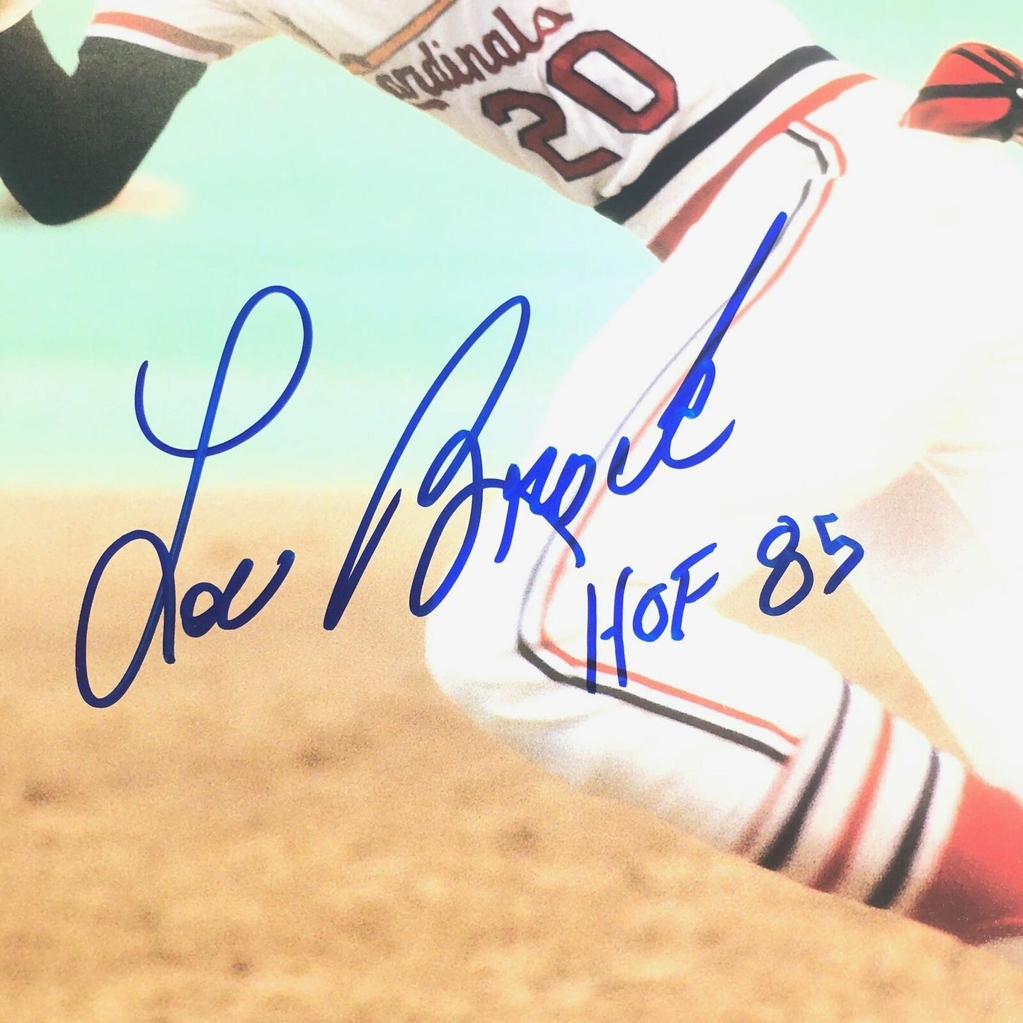 Lou Brock signed 11x14 photo PSA/DNA St. Louis Cardinals Autographed