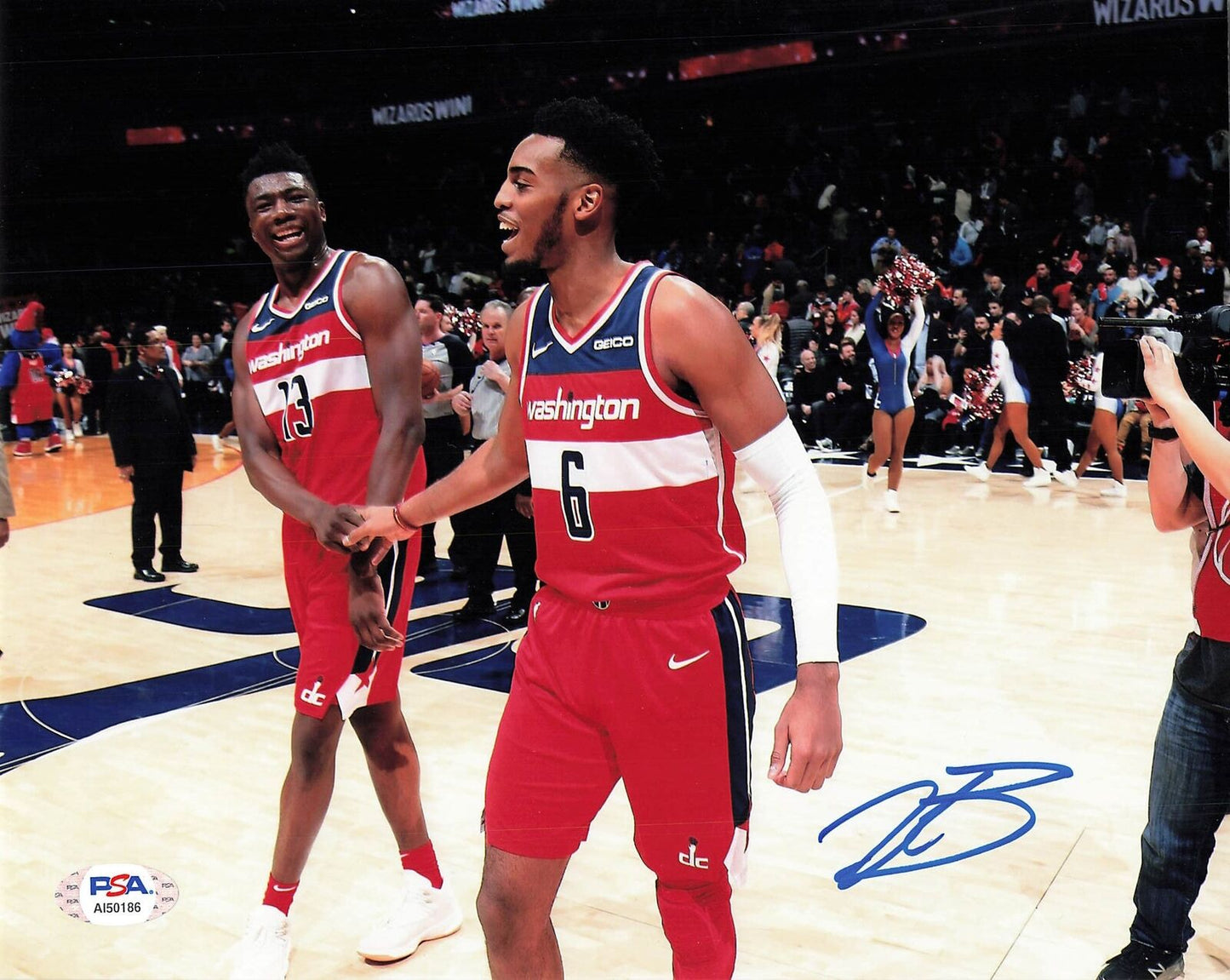 Troy Brown Jr signed 8x10 photo PSA/DNA Washington Wizards Autographed