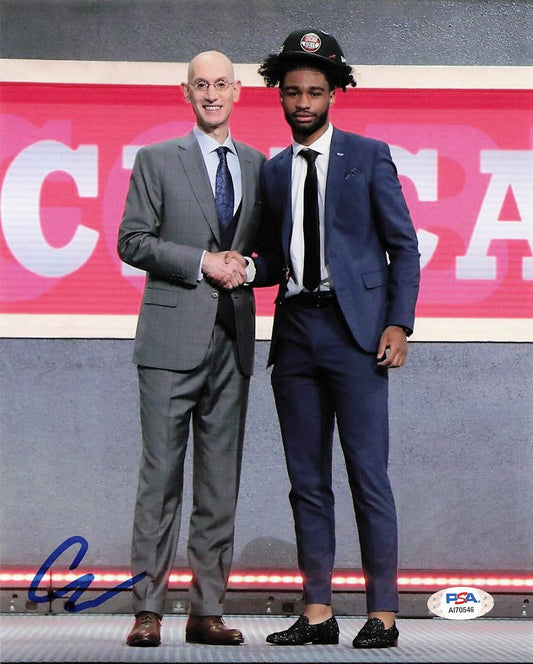 Coby White Signed 8x10 Photo PSA/DNA North Carolina Autographed Bulls