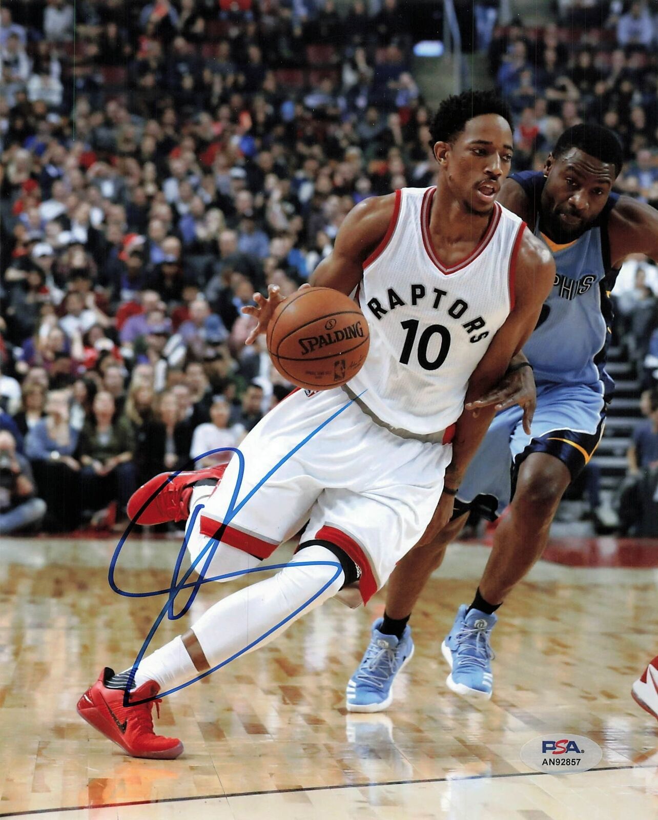 DeMar DeRozan signed 8x10 photo PSA/DNA Toronto Raptors Autographed