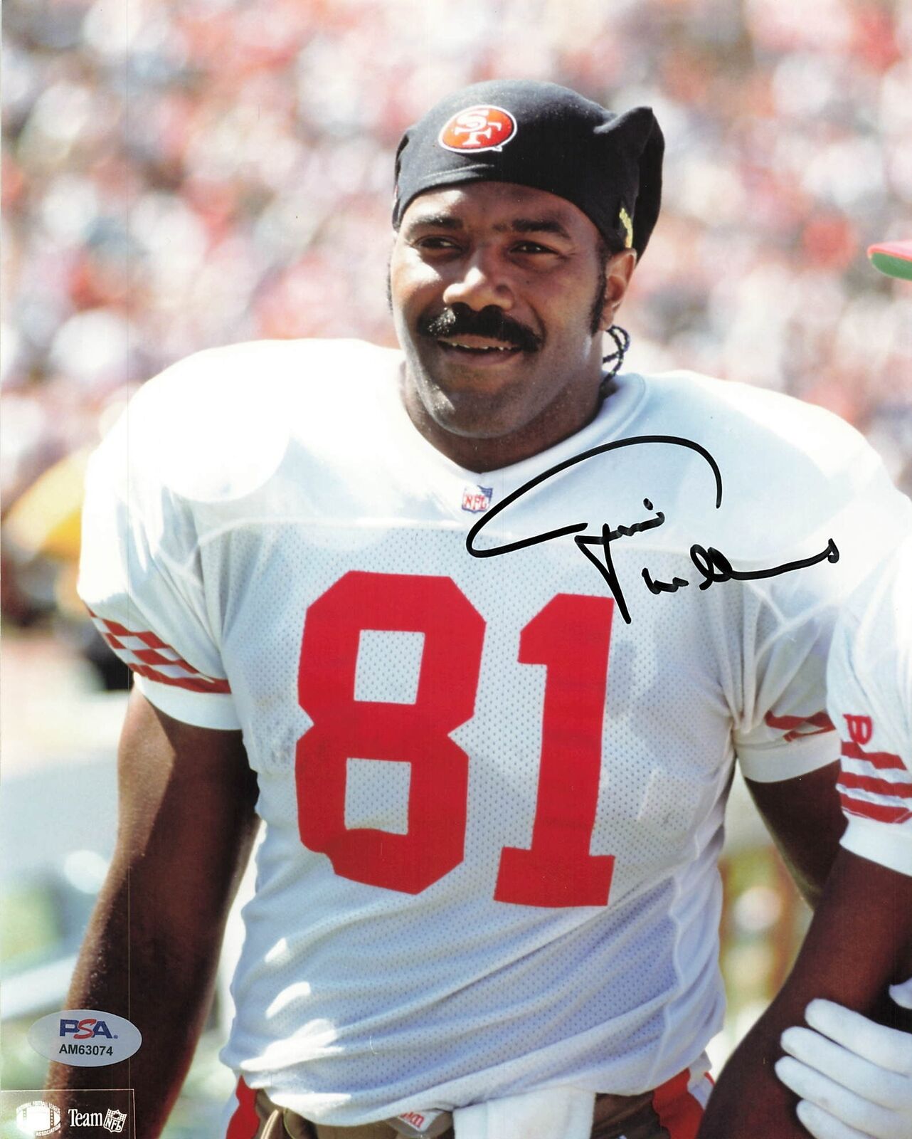 Jamie Wiliiams signed 8x10 photo PSA/DNA San Francisco 49ers Autographed