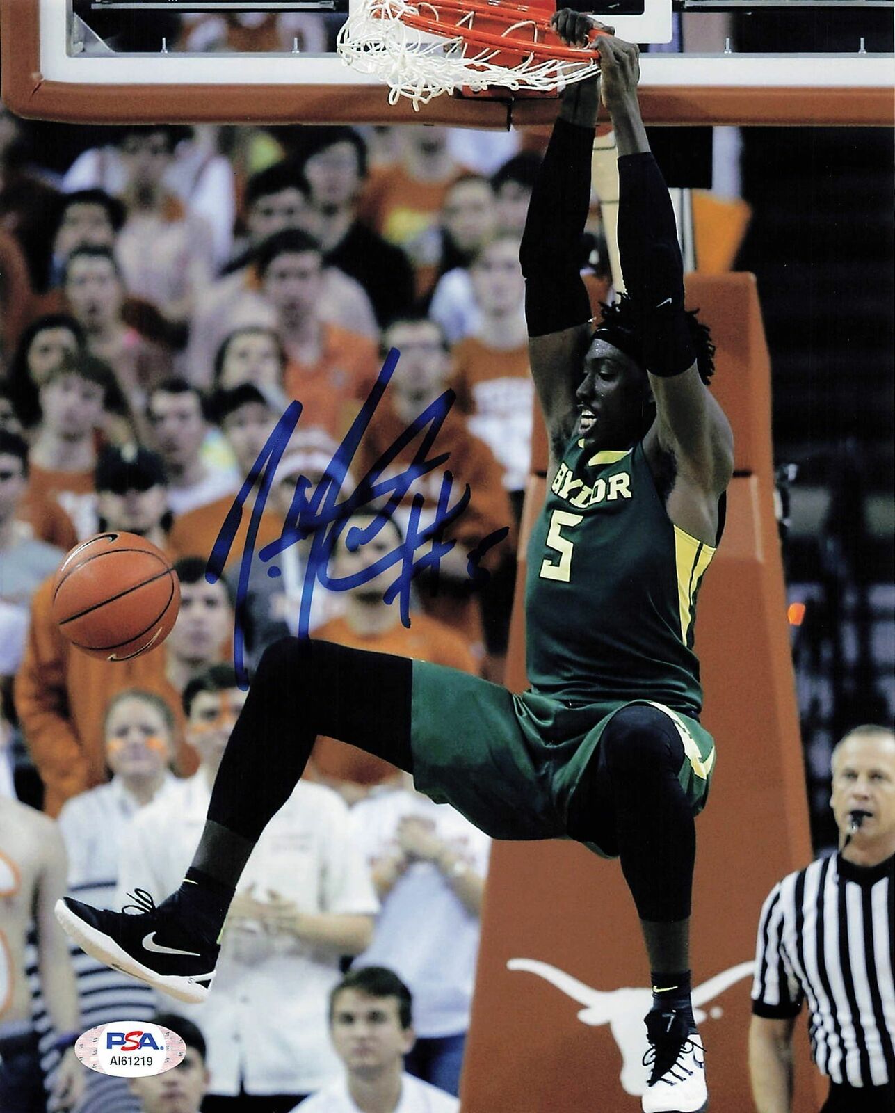 JOHNATHAN MOTLEY signed 8x10 photo PSA/DNA Baylor Autographed