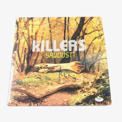 BRANDON FLOWERS signed The Killers' Sawdust LP Vinyl PSA/DNA Album autographed