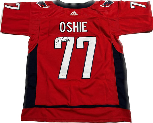 TJ Oshie Signed Jersey PSA/DNA Washington Capitals Autographed T.J.