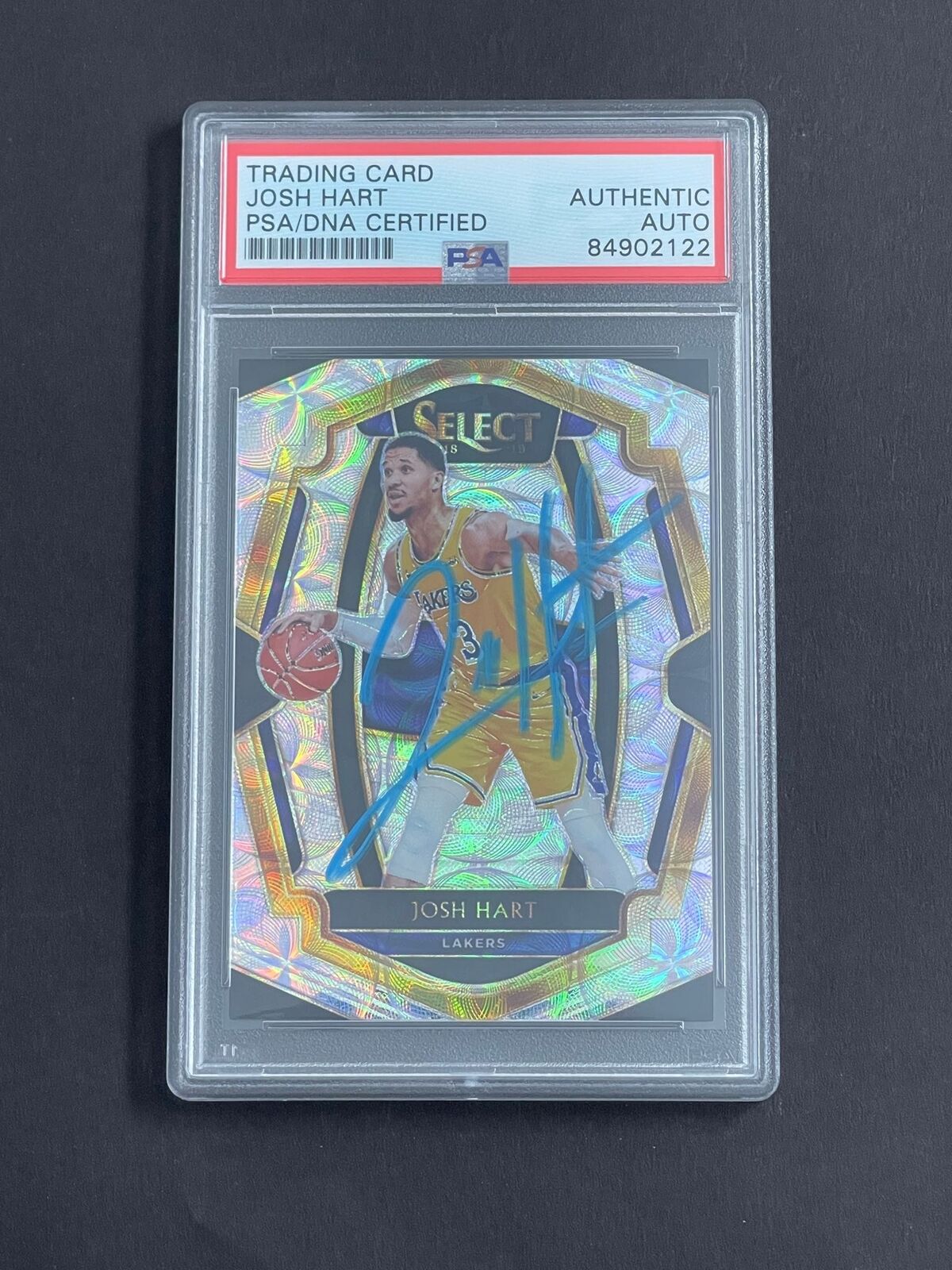 2018-19 Panini Select #155 JOSH HART Signed Card PSA Slabbed Lakers