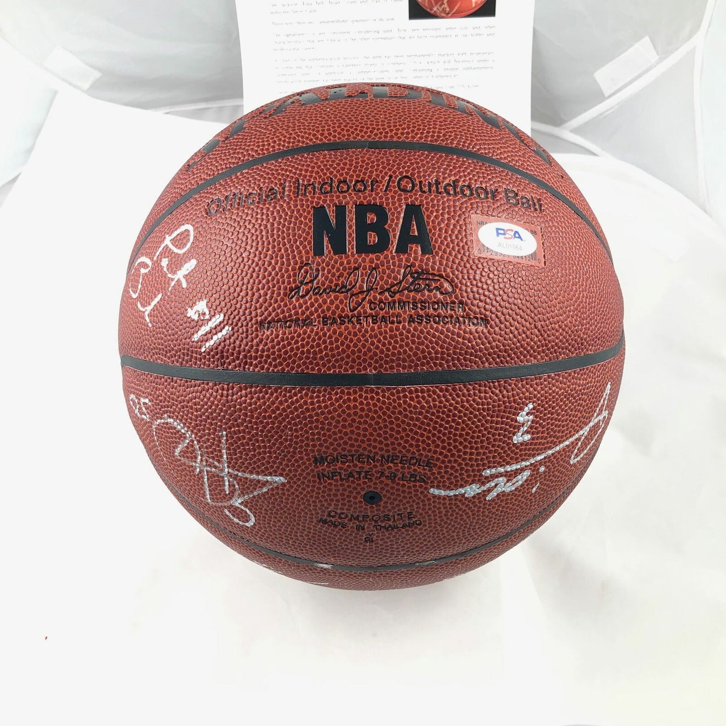 2005-2006 Phoenix Suns Team Signed Basketball PSA/DNA Autographed Nash