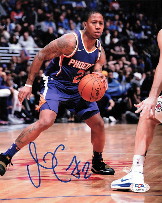 ISAIAH CANAAN signed 8x10 photo PSA/DNA Phoenix Suns Autographed