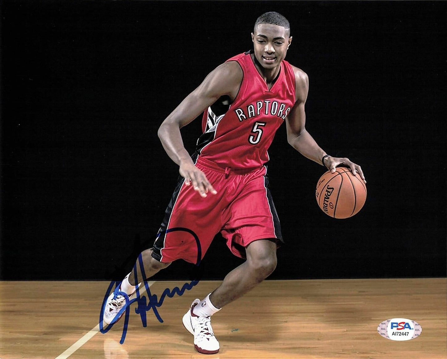 Bruno Caboclo signed 8x10 photo PSA/DNA Toronto Raptors Autographed