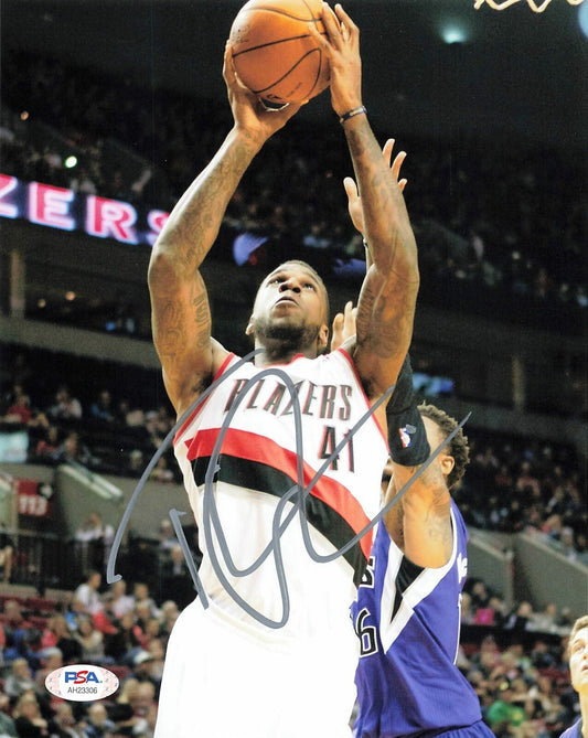 Thomas Robinson signed 8x10 photo PSA/DNA Portland Trail Blazers Autographed