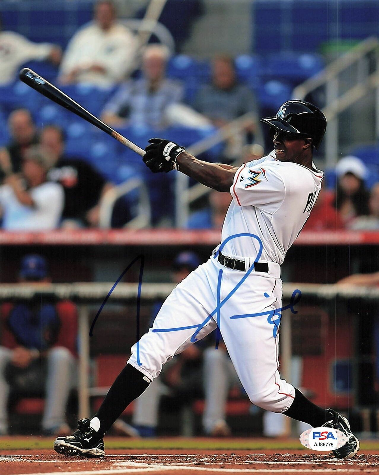 JUAN PIERRE signed 8x10 photo PSA/DNA Florida Miami Marlins Autographed