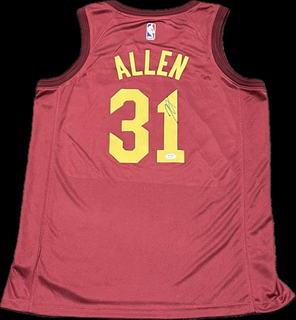 Jarrett Allen Signed Jersey PSA Cleveland Cavaliers Autographed