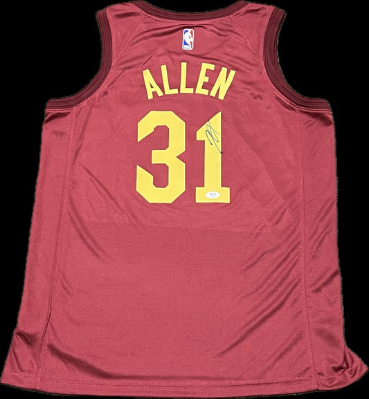 Jarrett Allen Signed Jersey PSA Cleveland Cavaliers Autographed