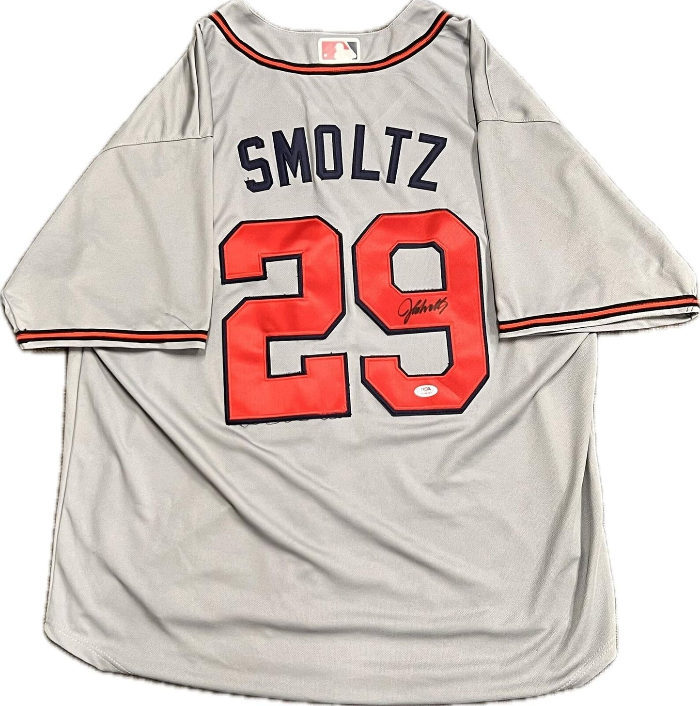 John Smoltz signed jersey PSA/DNA Boston Red Sox Autographed