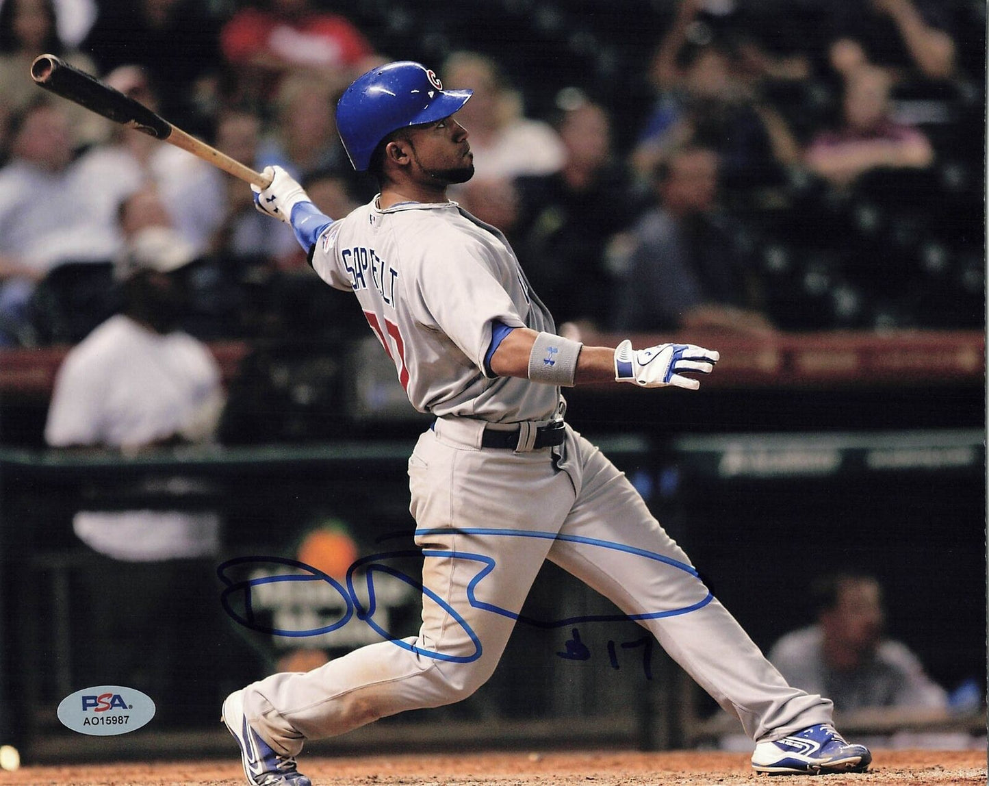 DAVE SAPPELT signed 8x10 photo PSA/DNA Chicago Cubs Autographed