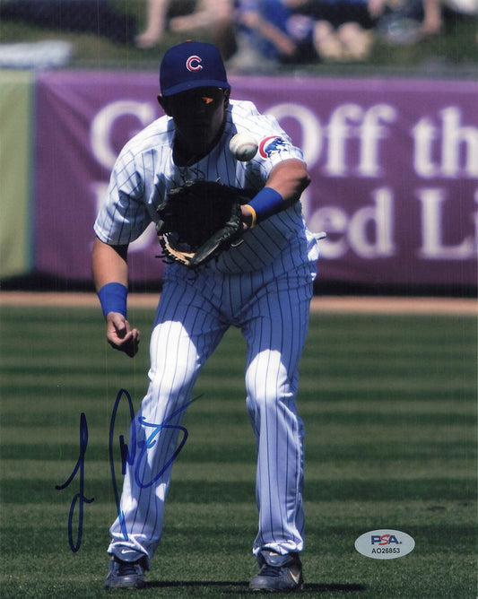 Logan Watkins signed 8x10 photo PSA/DNA Autographed Chicago Cubs