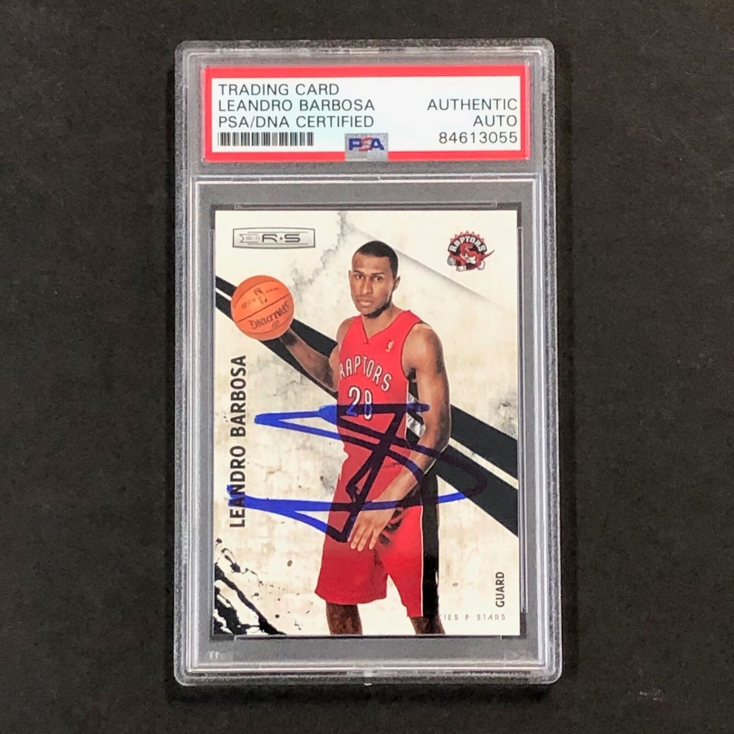 2010-11 Panini Rookies & Stars #15 Leandro Barbosa Signed Card AUTO PSA Slabbed