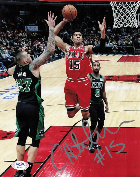 CHANDLER HUTCHISON signed 8x10 photo PSA/DNA Chicago Bulls Autographed