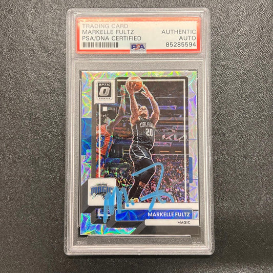 2022-23 Panini Donruss Optic #157 MARKELLE FULTZ Signed Card AUTO PSA Slabbed Ma