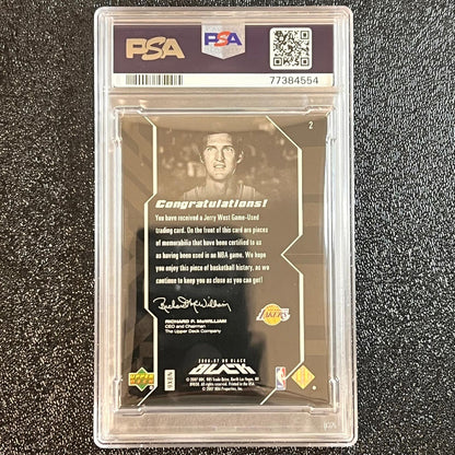 2006 Upper Deck Black Parallel #2 JERRY WEST Signed Card Authentic AUTO 9 PSA Sl