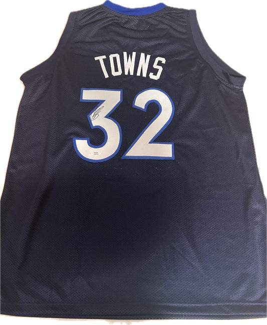 Karl Anthony Towns Signed Jersey PSA/DNA Minnesota Timberwolves Autographed