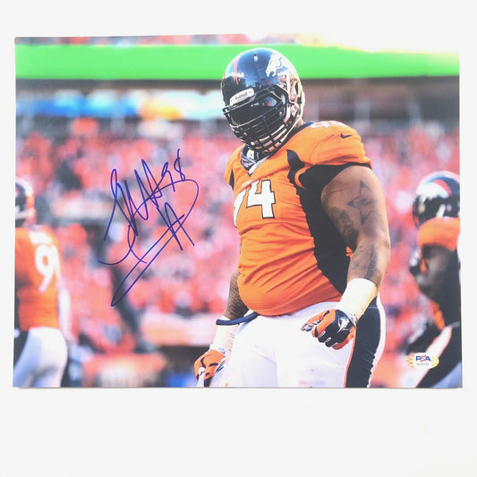 Terrance Knighton signed 11x14 Photo PSA/DNA Denver Broncos Autographed