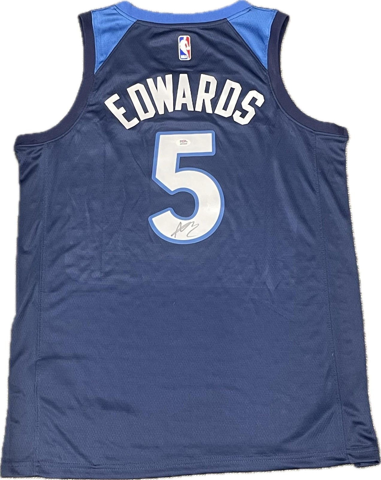 Anthony Edwards Signed Jersey PSA/DNA Minnesota Timberwolves Autographed