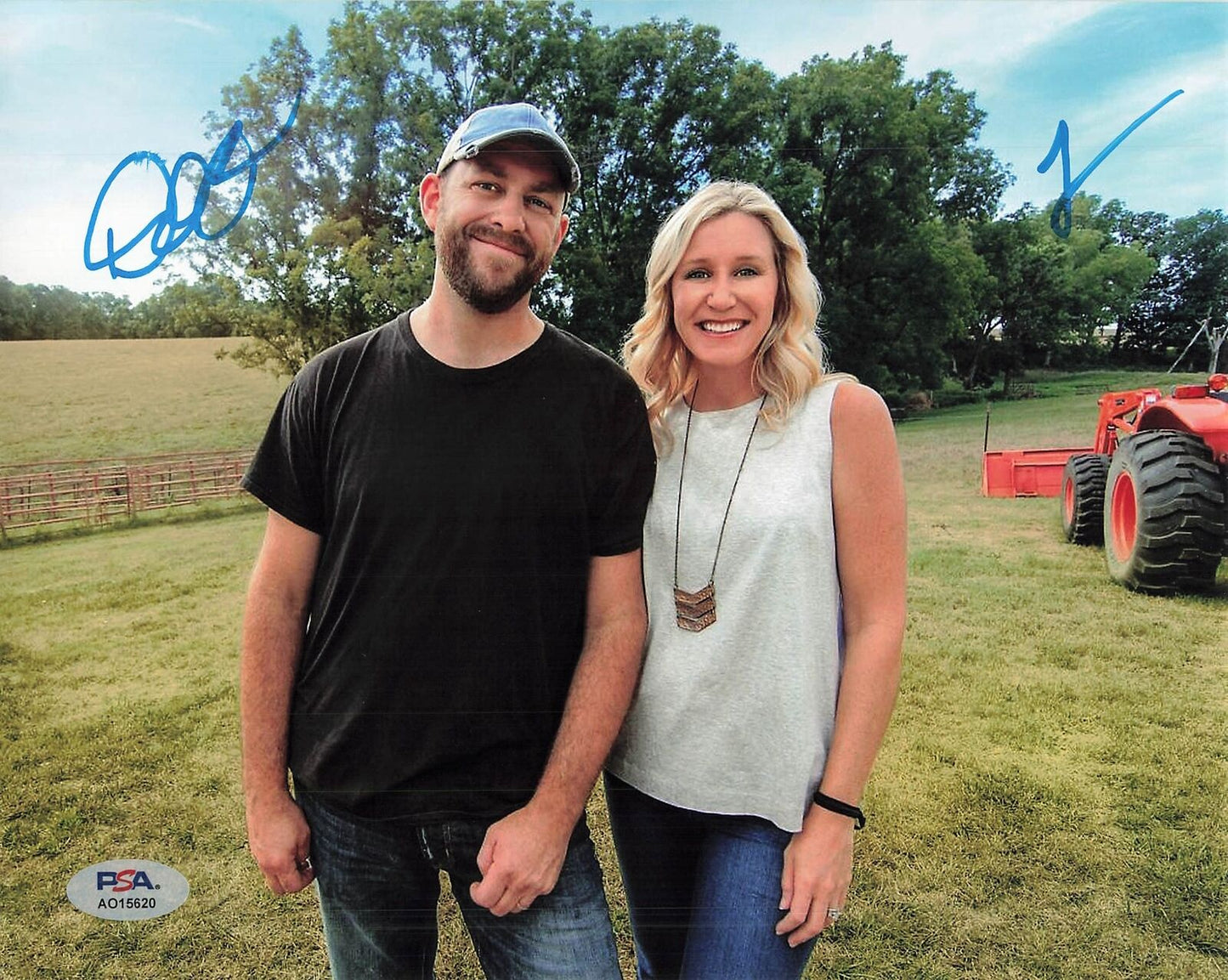 Dave and Jenny Marrs signed 8x10 photo PSA/DNA Autographed