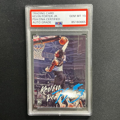 2019-20 Panini Chronicles #148 Kevin Porter Jr. Signed Card PSA AUTO 10 Slabbed