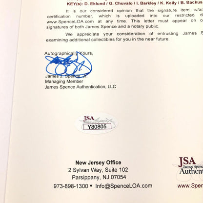 Boxing Greats & Hall of Famers multi signed 16x20 photo JSA Boxer Autographed