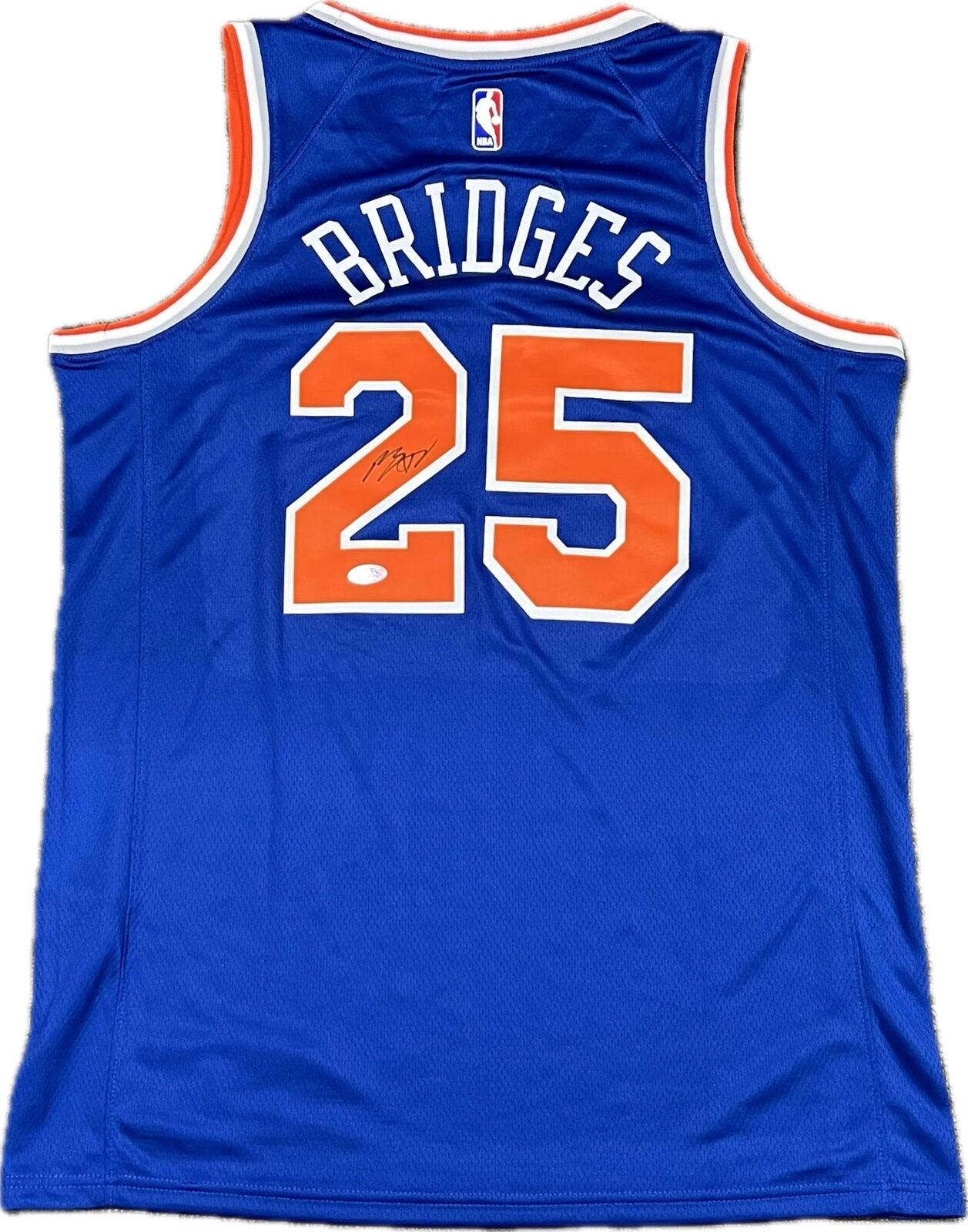 Mikal Bridges signed jersey PSA/DNA New York Knicks Autographed