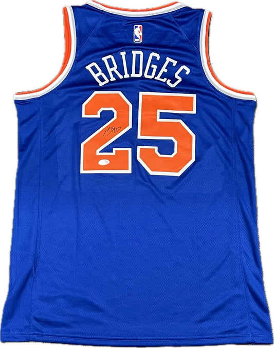 Mikal Bridges signed jersey PSA/DNA New York Knicks Autographed