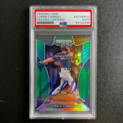 2019 Panini Prizm Draft Picks #53 signed by Corbin Carroll PSA/DNA Arizona Diamo