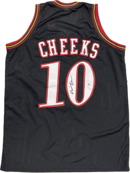 Maurice Mo Cheeks signed jersey PSA/DNA 76ers Autographed Sixers