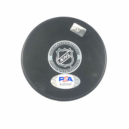 MARC EDOUARD VLASIC signed Hockey Puck PSA/DNA San Jose Sharks Autographed