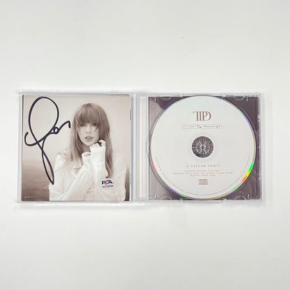 Taylor Swift Signed CD Cover PSA/DNA Autographed The Tortured Poets Department T