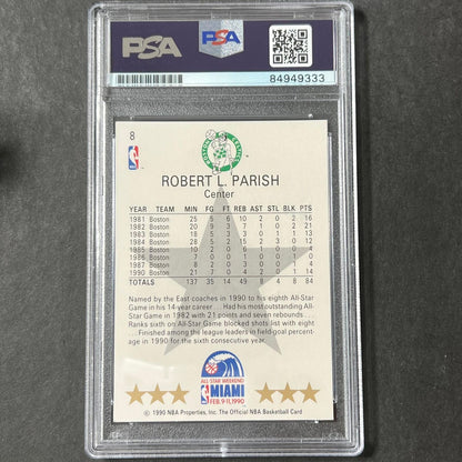 1990 NBA Hoops All-Star Weekend #8 Robert Parish Auto 10 Signed Card PSA/DNA Enc