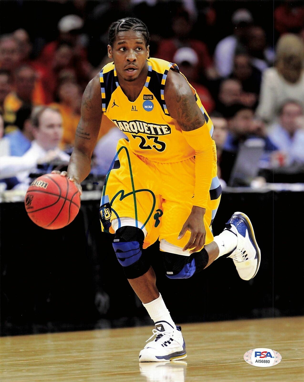 Jodie Meeks signed 8x10 photo PSA/DNA Marquette Golden Eagles Autographed