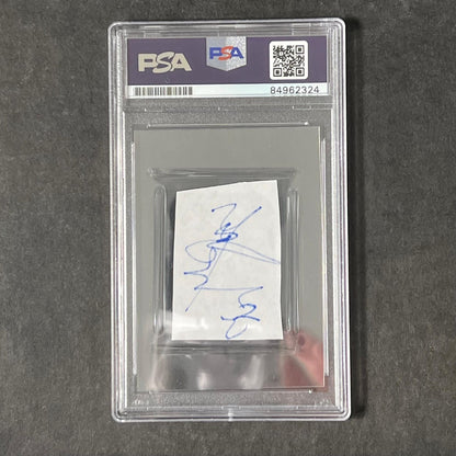 Pascal Siakam signed cut PSA/DNA slabbed Auto Autographed Raptors