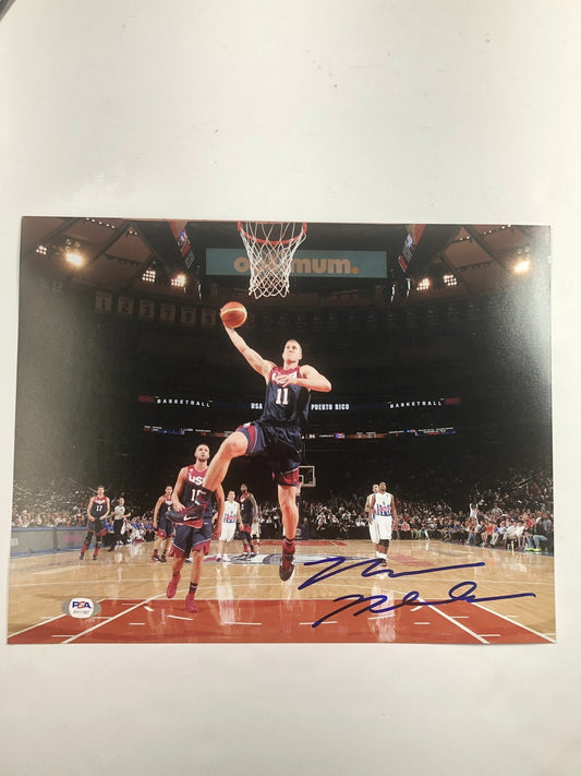 Mason Plumlee signed 11x14 photo PSA/DNA Team USA Autographed
