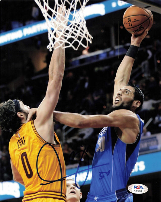 SALAH MEJRI signed 8x10 photo PSA/DNA Dallas Mavericks Autographed