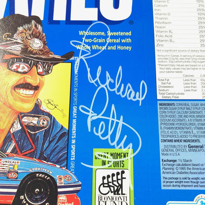 RICHARD PETTY Signed Cereal Box PSA/DNA Autographed Nascar Racing