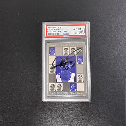 2004-05 Upper Deck #RS28 Devin Harris Signed Card AUTO PSA Slabbed RC