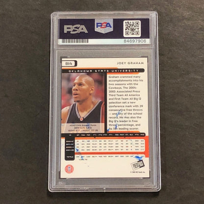 2004-05 PressPass #B14 Joey Graham Signed Card PSA Slabbed