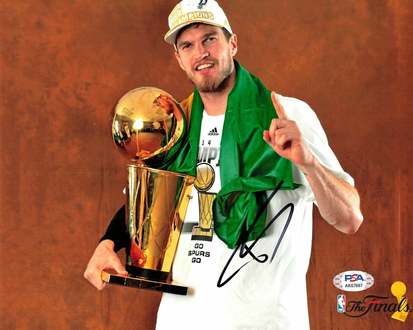 Tiago Splitter signed 8x10 photo PSA/DNA San Antonio Spurs Autographed