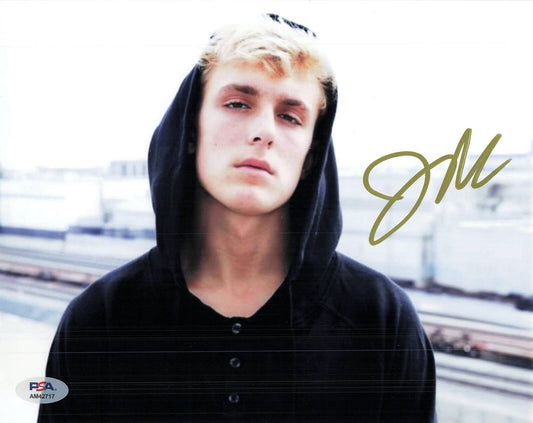 JAKE PAUL signed 8x10 photo PSA/DNA Autographed