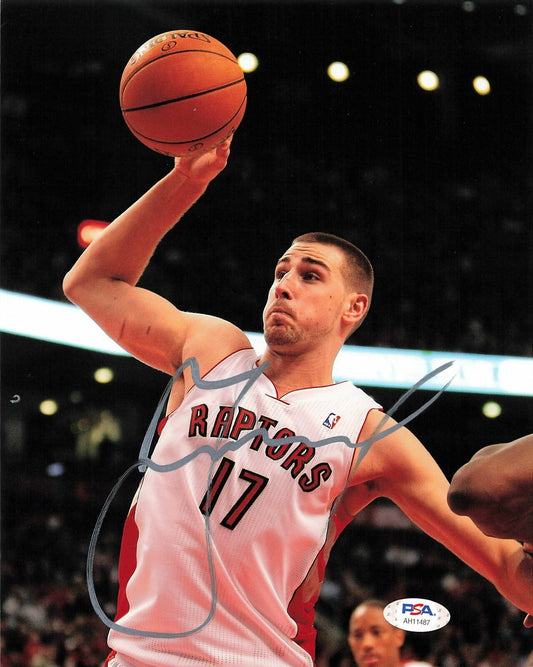 Jonas Valanciunas signed 8x10 photo PSA/DNA Toronto Raptors Autographed