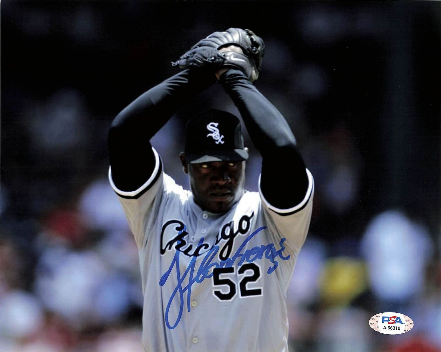 Jose Contreras signed 8x10 photo Chicago White Sox PSA/DNA Autographed