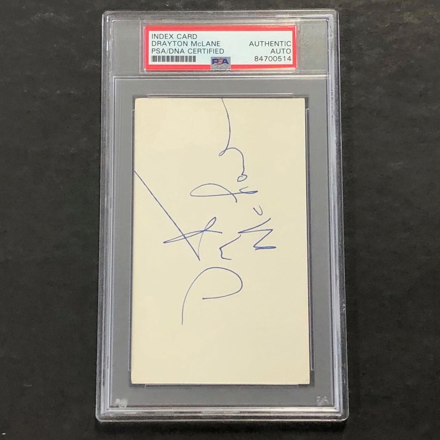 Drayton McLane signed cut PSA/DNA slabbed Autographed Astros