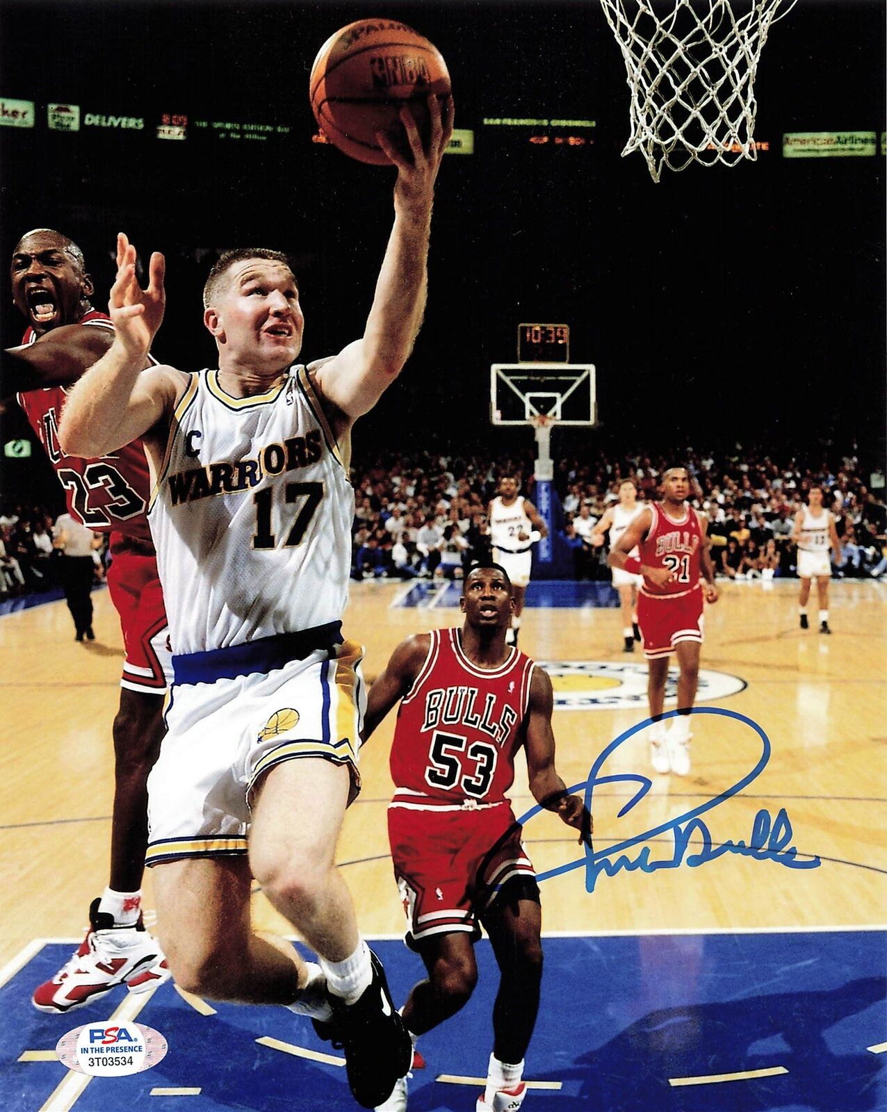 Chris Mullin signed 8x10 photo PSA/DNA Autographed Golden State Warriors